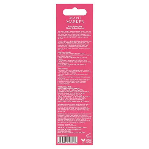 Nails.INC Mani Marker Pink, Bubblegum Pink, 9 ml (Pack of 1) - Image 2
