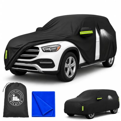 Image of Car Cover Waterproof All Weather Custom Fit for Mercedes GLE. | All Weather Protection, Waterproof, Heavy Duty, Durable, UV Protection, Lightweight, Easy to install, Custom Fit
