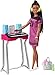 Barbie GYG40 - „Bühne Frei für große Träume“ Brooklyn Barbie Puppe (ca. 30 cm groß, mit braunen Zöpfen) und Musiksstudio-Spielset mit Keyboard und Zubehörteilen, Geschenk für Kinder von3 bis 7 Jahren