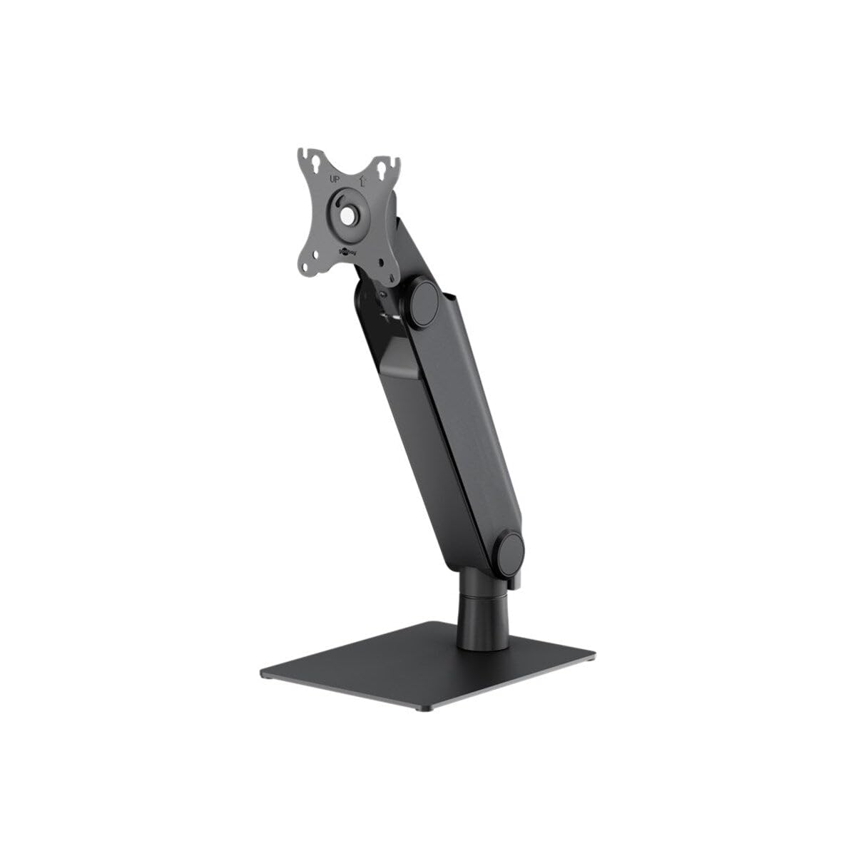 goobay Supporto Monitor Autoportante 17-32 Pollici con Molla a Gas Fino a 8 kg VESA 100x100 Regolabile in Altezza Inclinabile - Basic - 70821