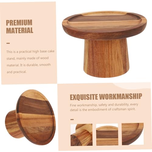 Présentoir à gâteaux design simple Angoily support bois mariages fêtes - 4