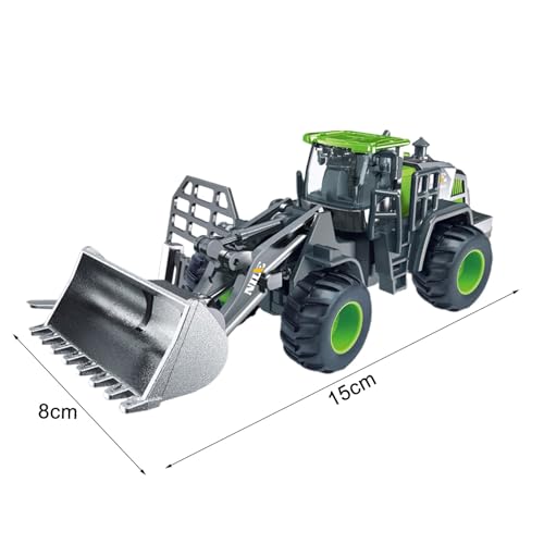 Image of Unbreakable Engineering Vehicle Inertial Excavator Truck for Kids Friction Powered Construction Bulldozer Truck Toy with Realistic Shape Models