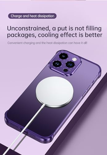Coque iPhone 14 Pro Max luxe en métal noir avec protège-objectif intégré - 6