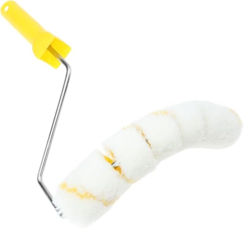 Cepillo de rodillo de pintura de tuberías con ruedas para pintura profesional de tubos ligero y fácil de limpiar para tuberías de gas natural y agua