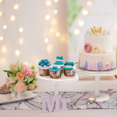 Genmous & Co. Genmous 8", 10", 12 Inch Rustic Farmhouse Cake Stand thumb #5