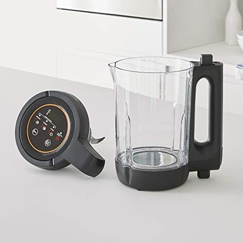 Morphy Richards 501050 Clarity Soup Maker Clear Like Glass, 4 programs, Black/Clear