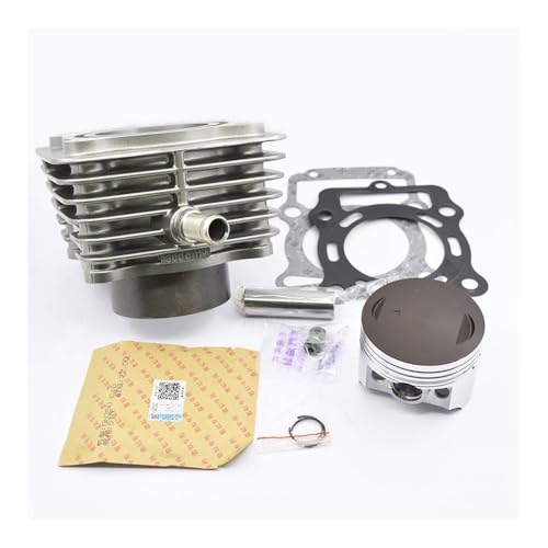 Cylindre moto CG300 72mm avec segments piston contre perte compression - 2