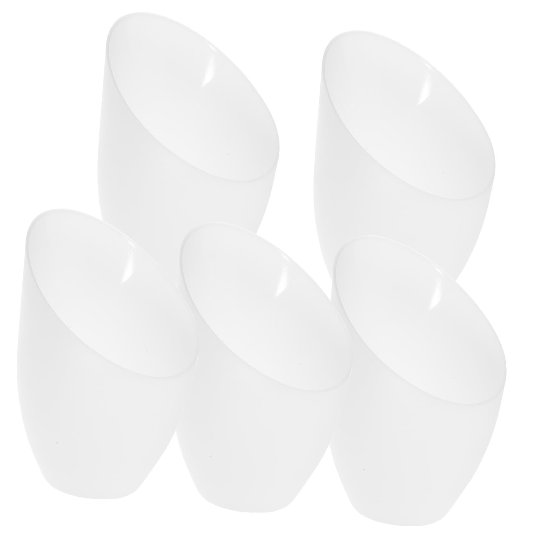 Abat-jour de Lampe de Table Blanc Pe Lot de 5, Design Fer à Cheval