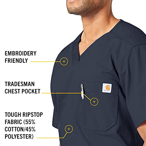Image of Carhartt Ripstop & Sub-Scrubs Scrubs for Men, Utility Scrub Tops