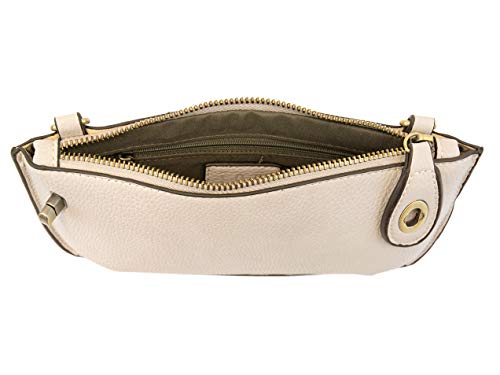 Image of Joy Susan Women's Fashion Purse Mini Crossbody Wristlet Clutch Handbag - Stone