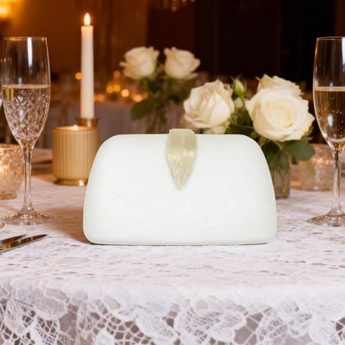 Image of Clutch Purse for Women, Evening Bag with Removable Chain Strap Elegant Handbag for Wedding /Prom /Cocktail /Party