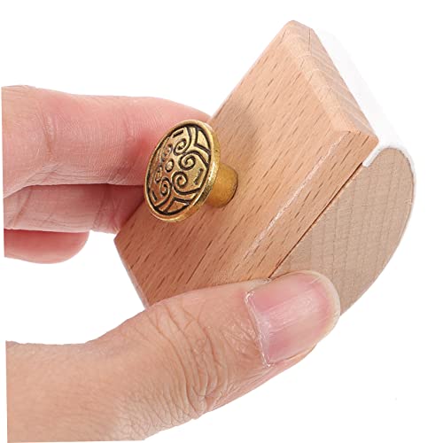 MAGICLULU Tintenabsorber Bastel-rocker-blotter Schaukeltintenlöscher Wippunterlage Aus Holz Schreibtischunterlage Mit Tintenlöscher Löschwippe Mit Tinte Mini Prägemaschine Student Hölzern