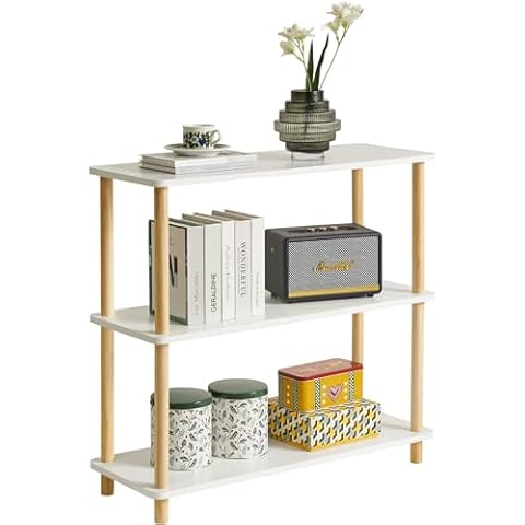 IBUYKE 3-Tier Wooden Open Bookcase Cover