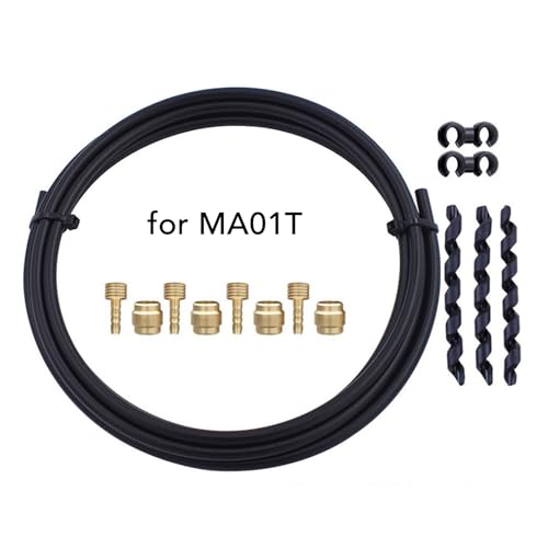 Generic X CANSUN Bike Brake Oil Tube Hydraulic Disc Brake Oil Tube Pipe for Mountain Bike Black (for MA01T), Genericmz0ie41kyp-14