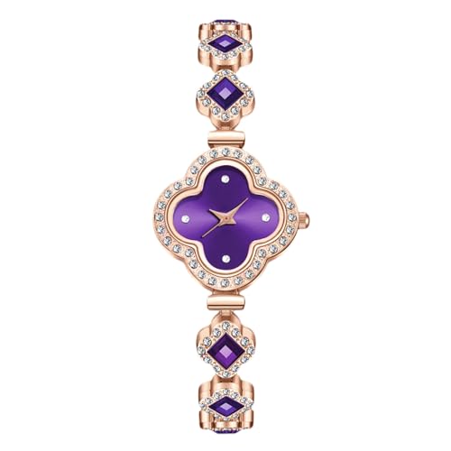 Montre clover quartz de prestige RORIOS et son bracelet diamant chic