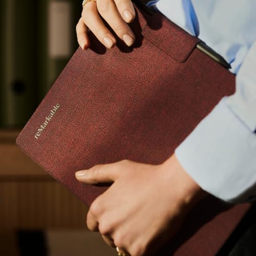 Housse reMarkable Book Folio bordeaux pour protéger votre Paper Pro des rayures - 6