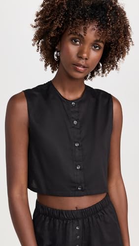 Leset Women's Yoko Crew Neck Vest2