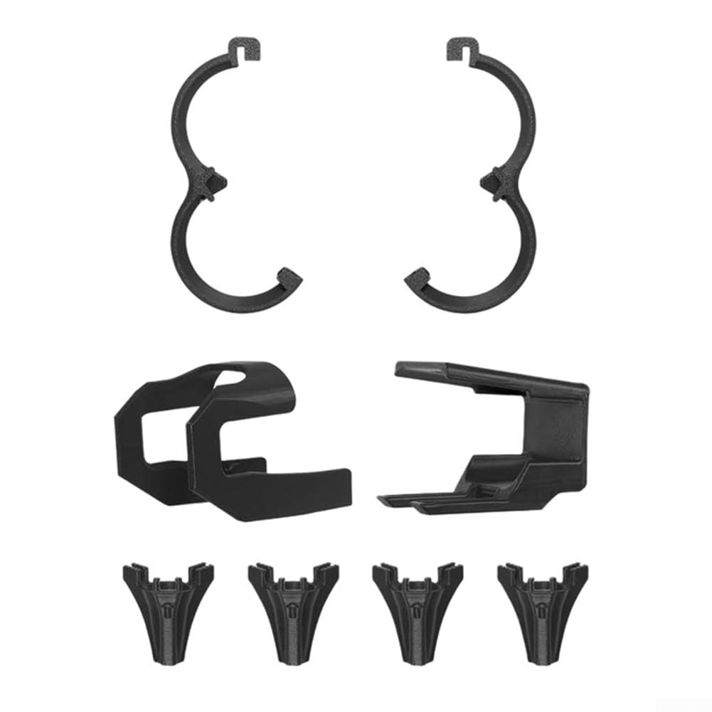 Bumper Guards Accessories Kit, Propeller Guard Protector Gimbal Protective Anti-Collision Ring Cover for DJI NEO2 Fly More for Combo Accessories(black)