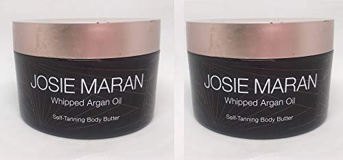 2x Josie Maran Whipped Argan Self-Tanning Body Butter 7.7oz 217g Cream Vanilla