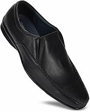 Paragon K11236G Leather Formal Shoes for Men | Comfortable, Durable & Lightweight Shoes with Soft Cushioned Footbed | Easy Wear Slip On | Ideal for Daily & Occasional Use