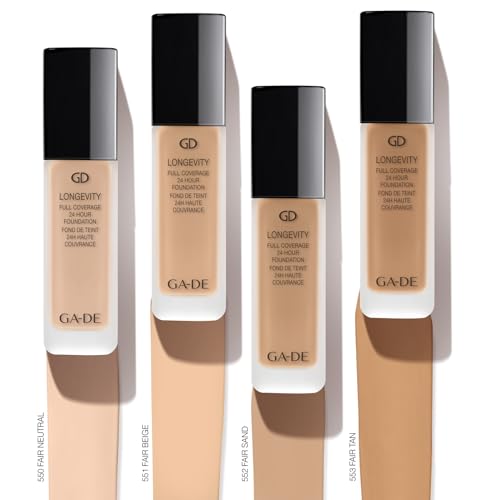 Image of GA-DE Longevity Full Coverage 24 Hour Foundation 551 Fair Beige 30 ml