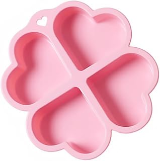 BTWYU Moldes,moldes para Pasteles Moldes de Silicona con Forma de corazón for Hornear, 1 Pieza, for Muffins y Pasteles, Herramientas for Hornear, Molde de Silicona