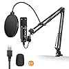 Neewer Professionele USB-microfoonset, plug & play met bewaking zonder latentie, mute-knop, vol- & echo-regelaars, 192…