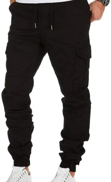 Keephen Men's Sports Pants Multi-Pocket 