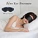 Fygrip 3D Eye Mask Sleep Mask for Men & Women, 100% Pressure-Free & Light Block-Out Eye Mask for Sleep with Easy Adjustable Strap, Night Eye Cover for Travel, Black
