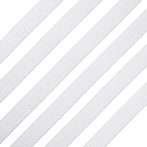 image for Shappy White Wide Sewing Elastic Knit Elastic Spool (1/2 Inch x 11 Yar