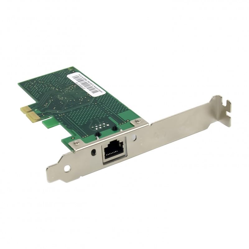 Image of Gigabit Ethernet PCIe Card - Internal 10 /100 /1000Mbps Network Adapter for Desktop PC, Intel 9301CT Chipset, Reliable Wired Internet Upgrade, Low Profile & Standard Bracket Included