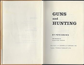 Hardcover Guns and Hunting Book
