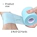 ADMITRY Pre Wrap Tape Athletic,3 Rolls X 22 Yards Pink Prewrap Headbands for Hair,Foam Underwrap Sports Wrap