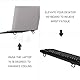 KAIAIWLUO Keyboard Ständer,2 PCS Unsichtbarer Tastatur Riser Portable Laptop Stand Mini Aluminium Keyboard-Ständer Selbstklebende Füße Lifter für 12,13,14,15,17 Zoll Laptop