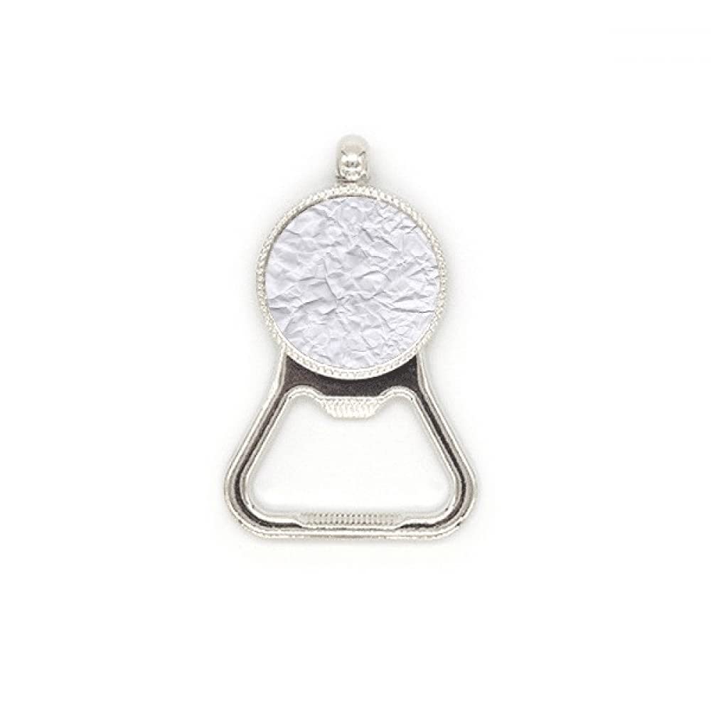 Décapsuleur en acier inoxydable blanc au motif irrégulier pour bouteilles