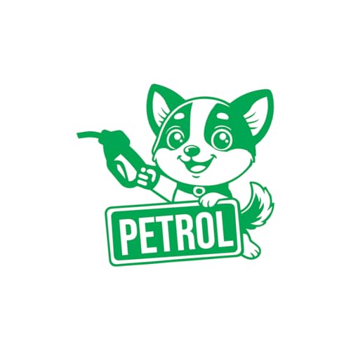 Image of Bright Petrol Sticker for Car Fuel Cap (Green)