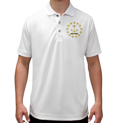 Golf Knickers Men Rhode Island Flag Shirt Small