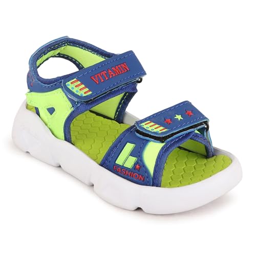 Image of Soft EVA Sole Stylish Sandals for Kids with Adjustable Back Strap |Comfortable and Light Weight, Anti Skid and Waterproof | For Everyday use for Boys and Girls
