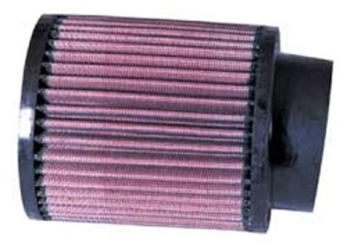 Image of K&N High-Flow Original Lifetime Universal Clamp-On Air Filter: High Performance, Premium, Washable: Flange Diameter: 3 In, Filter Height: 5 In, Flange Length: 1 In, Shape: Round, RB-0910