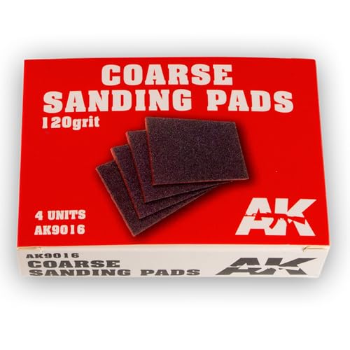 AK-Interactive Sanding Pads - Coarse, 120 Grit SW