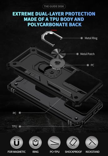 Coque Redmi Note 13 5G coque rigide de protection antichoc Svart - 3