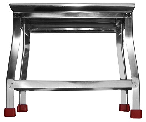Image of Stainless Steel Bathroom Stool /Table 9 Inch Height