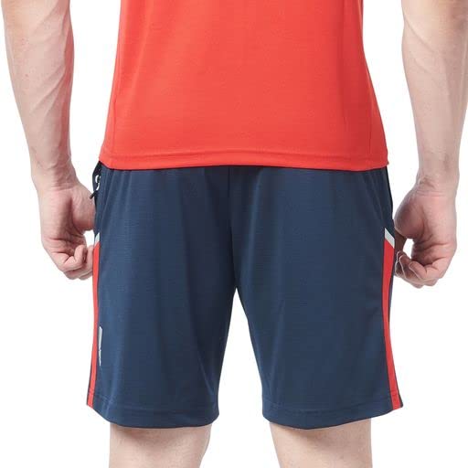 Image of Berge' Men's Instadry Dryfit Polyester Lightweight Soft Fabric Long Shorts With Secure Zipper Pockets for Casual Sports, Running, Gym, Jogging | Half Pants