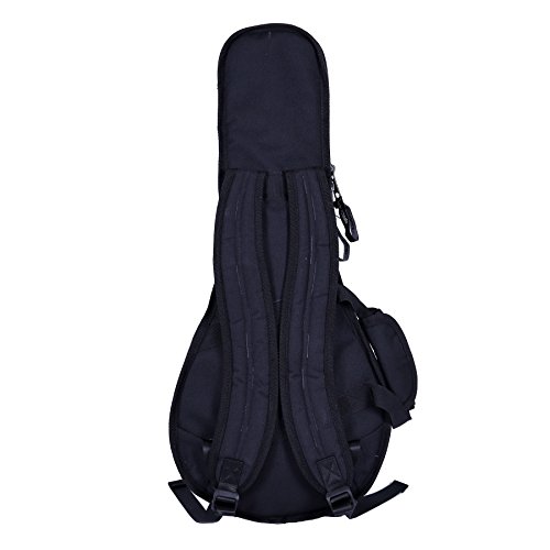 Image of Crossrock A-Style Mandolin Gig Bag with 10mm Padding, Backpack Straps in Silk Grey (CRSG106MASG)