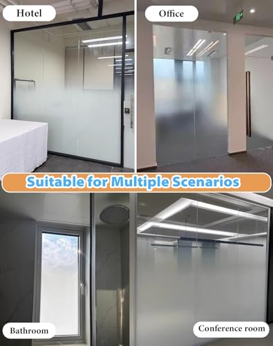 Película adhesiva para ventana esmerilada mate 40x60in miniatura 7