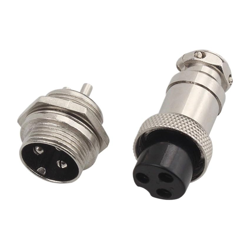 Conector GX16 Aviación 10 Pines Hembra miniatura 5