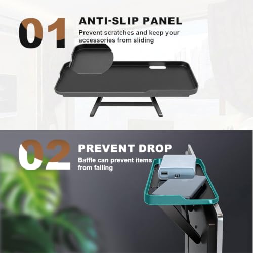Image of HASTHIP Screen Top Shelf ABS Adjustable Mount with Cable Hole