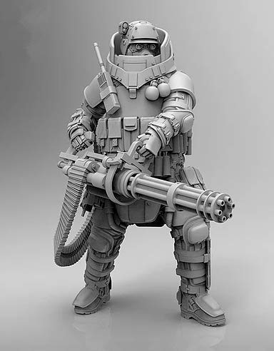 Figuras modelo de resina 1/24 sin ensamblar miniatura 2