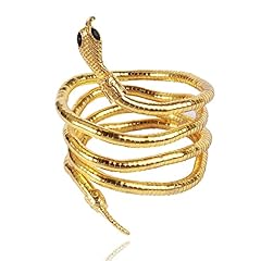 A1：gold snake necklace