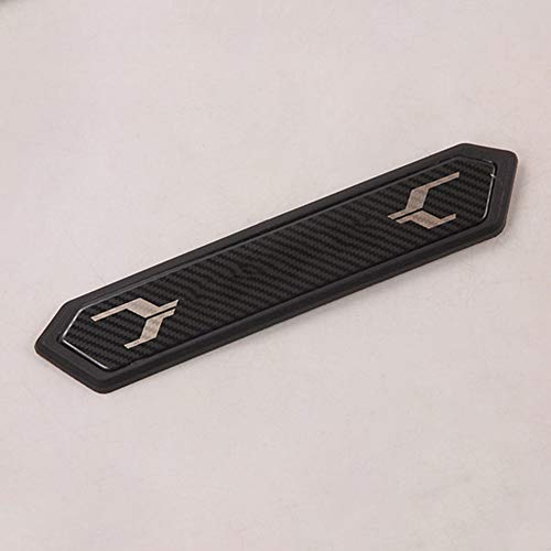 Xiter 4Pcs For Toyota Rav4 2019-2023 Carbon Fiber Car Door Sill Scuff Plate Guard Sills Door Entry Guard Protector Trim Autoparts Accessories (Not Led) #TOP5